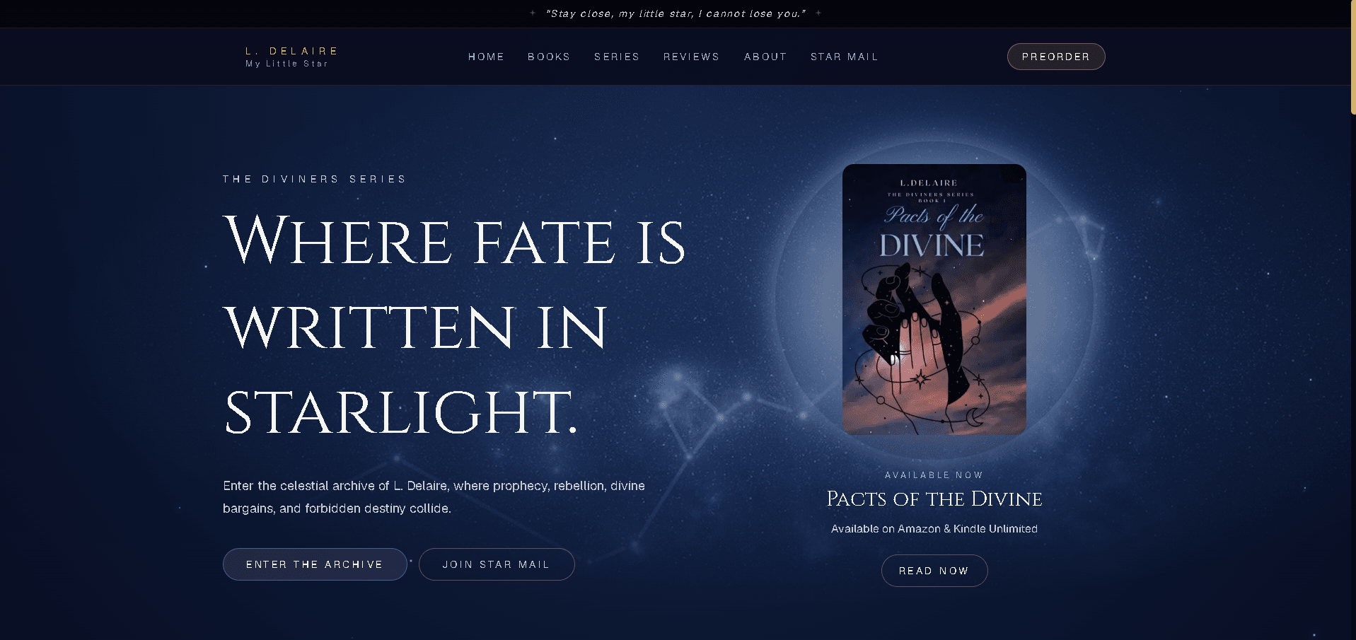 L. Delaire Author Website