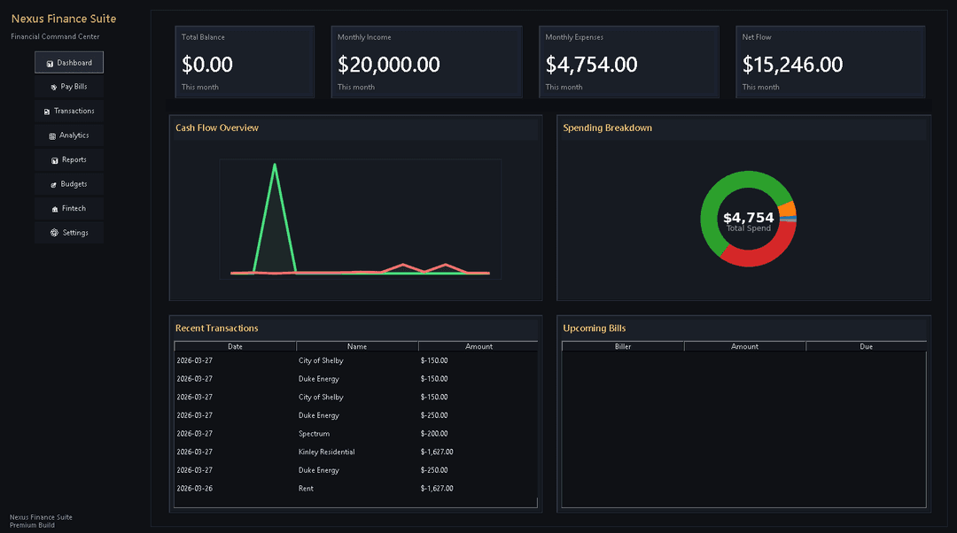 Nexus Finance Suite